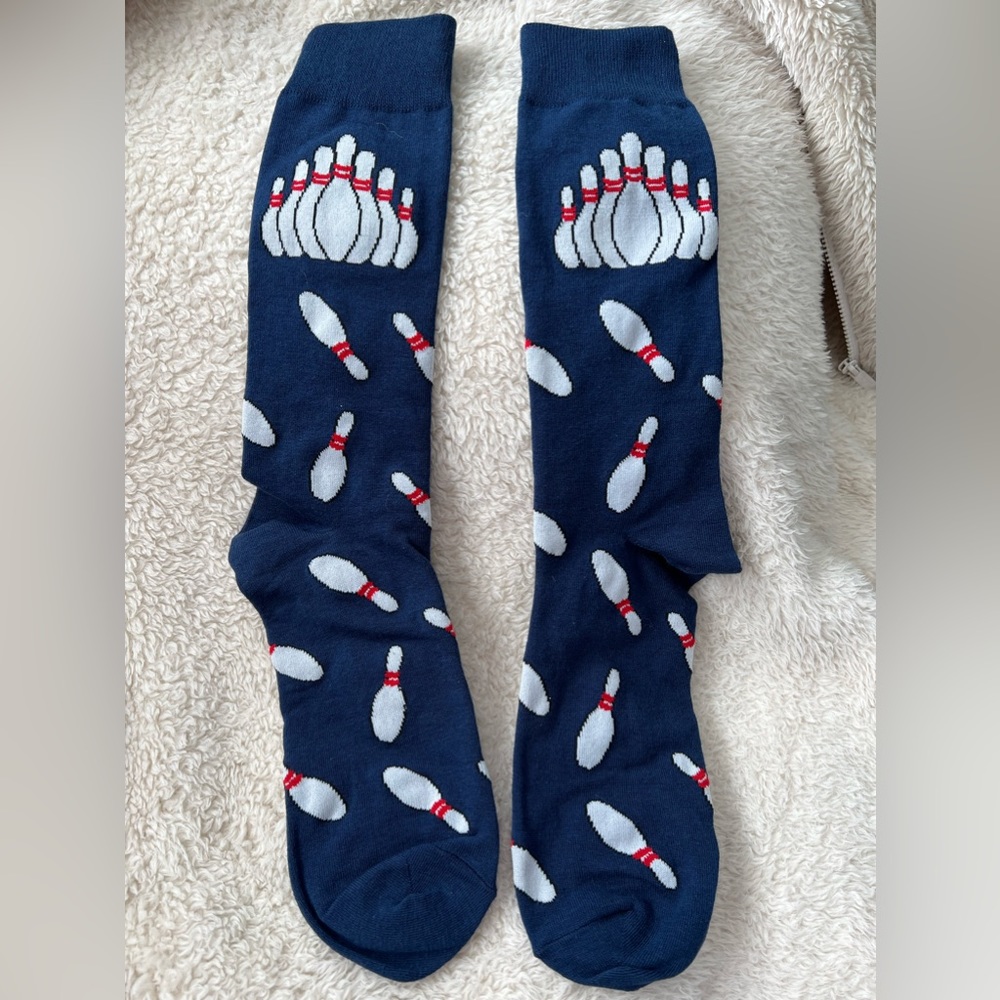 NEW Bowling Designed Socks for men or women